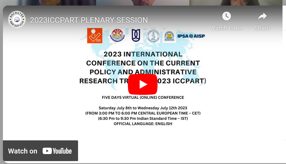  2023ICCPART PLENARY SESSION 